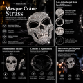 Masque de fantôme d'horreur pour Halloween et le Carnaval