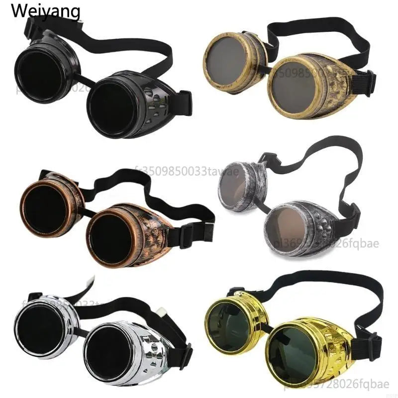 Lunettes Steampunk Rétro B95F