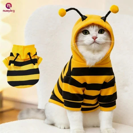 Sweat à capuche Bee Pet pour Halloween