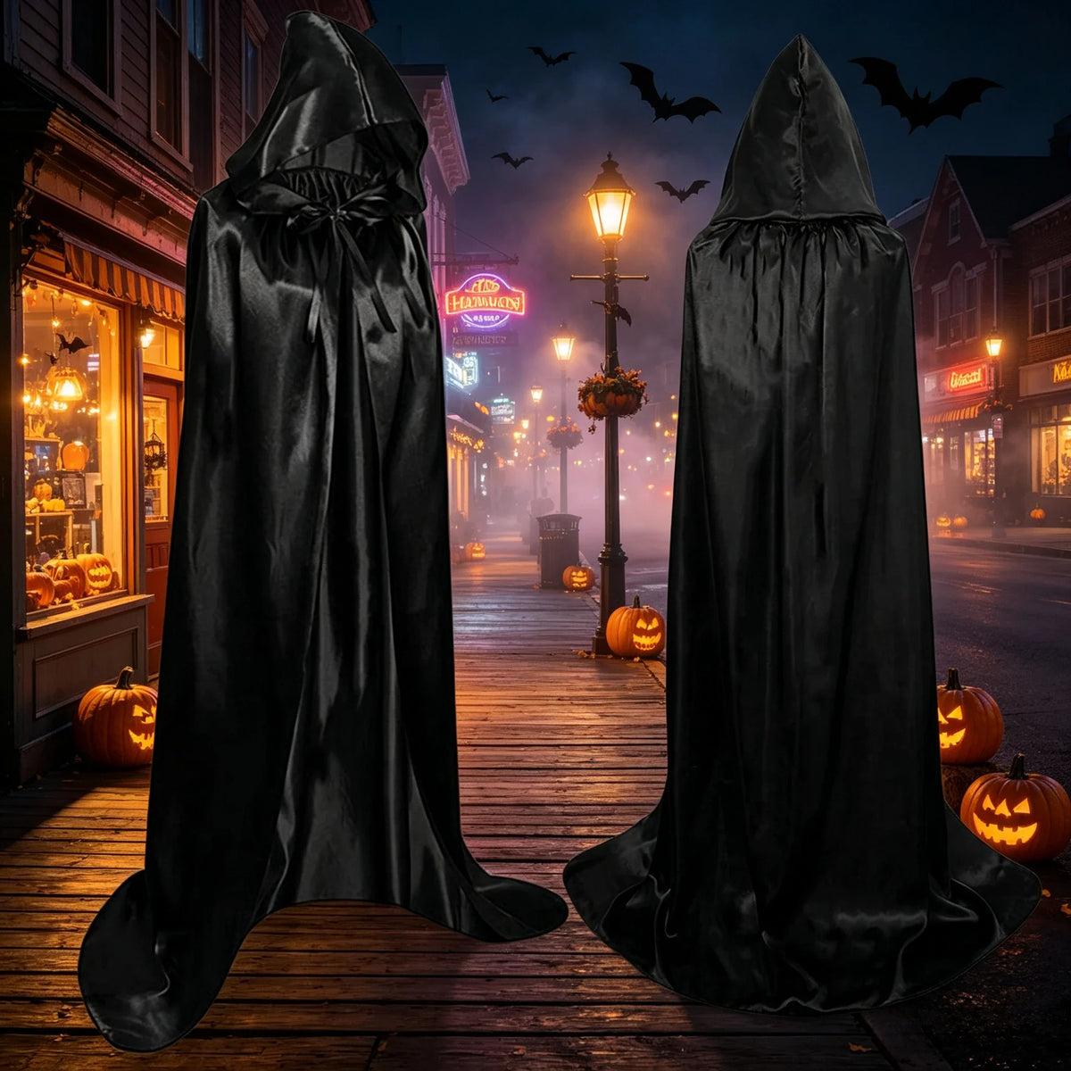 Cape à capuche d'Halloween pour adulte