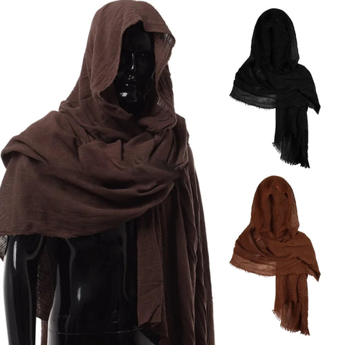 Cape à capuche rétro pour homme