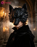Masque de loup réaliste pour cosplay d'Halloween