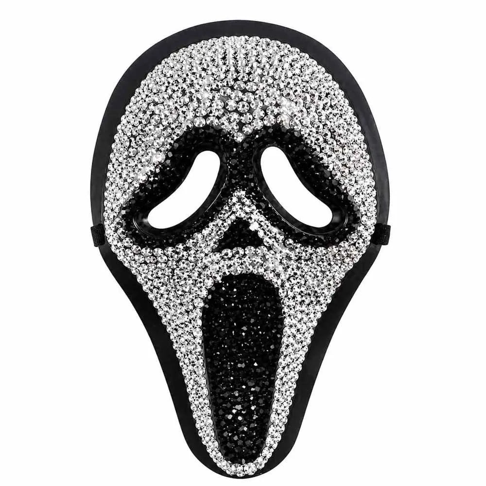 Masque de crâne fantôme drôle et effrayant pour Halloween