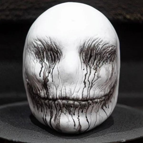 Masque en latex blanc