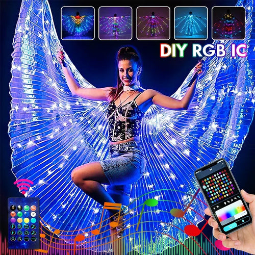 Ailes LED RGB IC pour danse du ventre