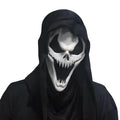 Masque en latex avec capuche pour déguisement d'Halloween