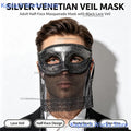 Masque chantant en voile de Venise pour homme
